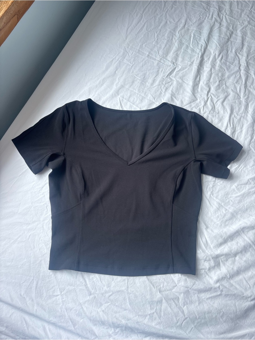 Lululemon All It Takes Nulu V-Neck T-Shirt Black